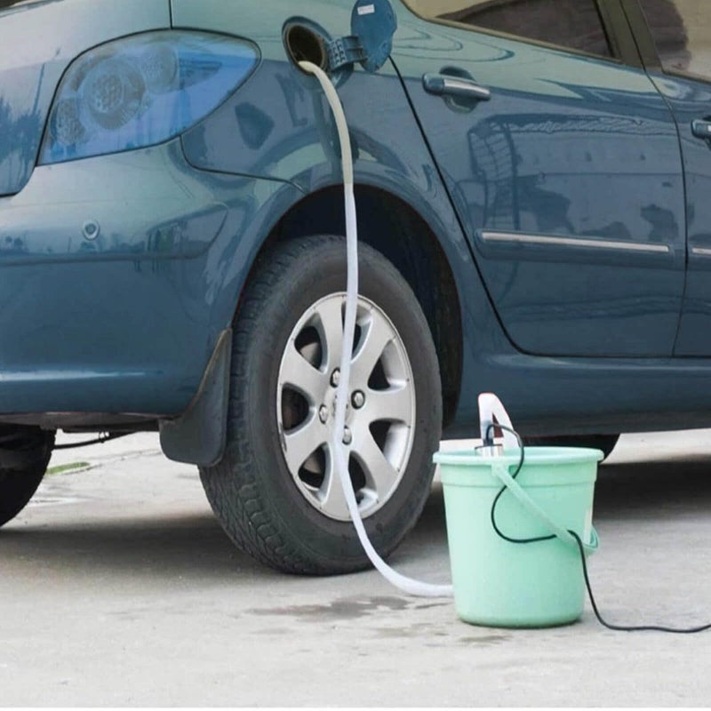 COROTC 12V Fuel Transfer Pump, Mini Portable Stainless Steel On/Off Switch Oil Diesel Fuel Transfer Water Pump 12V 40mm - Image 2